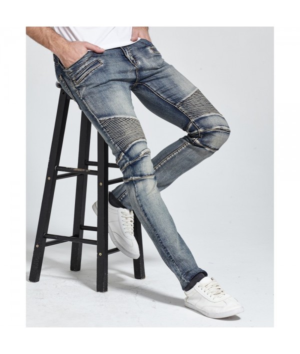 Men Jeans Design Biker Jeans Skinny  Jea...