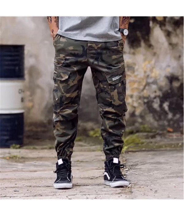 Fashion Classical Army Pants High Street Cotton Jeans Men Jogger Pants Brand Designer Big Pocket Military Cargo Pants Men Jeans