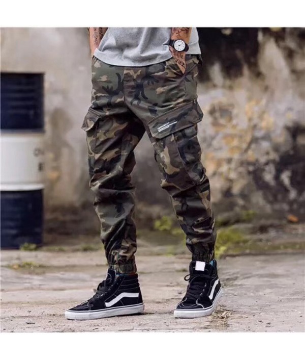 Fashion Classical Army Pants High Street Cotton Jeans Men Jogger Pants Brand Designer Big Pocket Military Cargo Pants Men Jeans