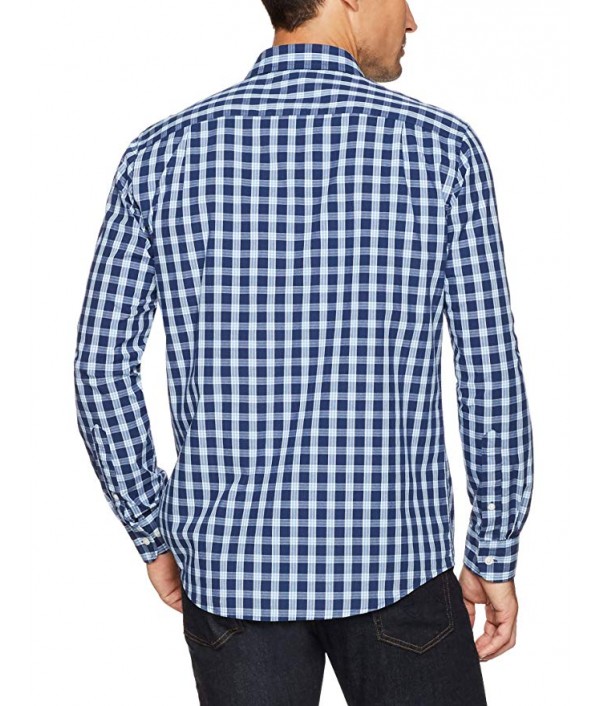 Men's Regular-Fit Long-Sleeve Plaid Shirt