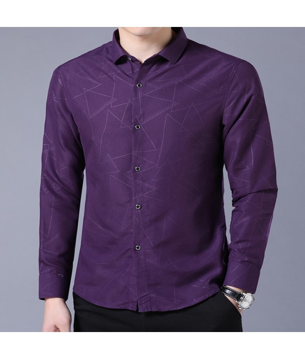 Long Sleeve Formal Business Man Shirt