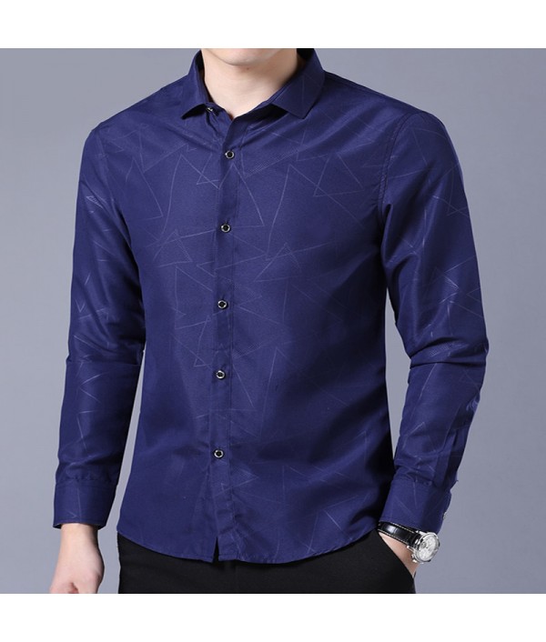 Long Sleeve Formal Business Man Shirt