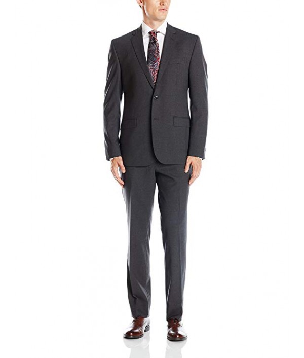 Men's Slim Fit Solid Suit